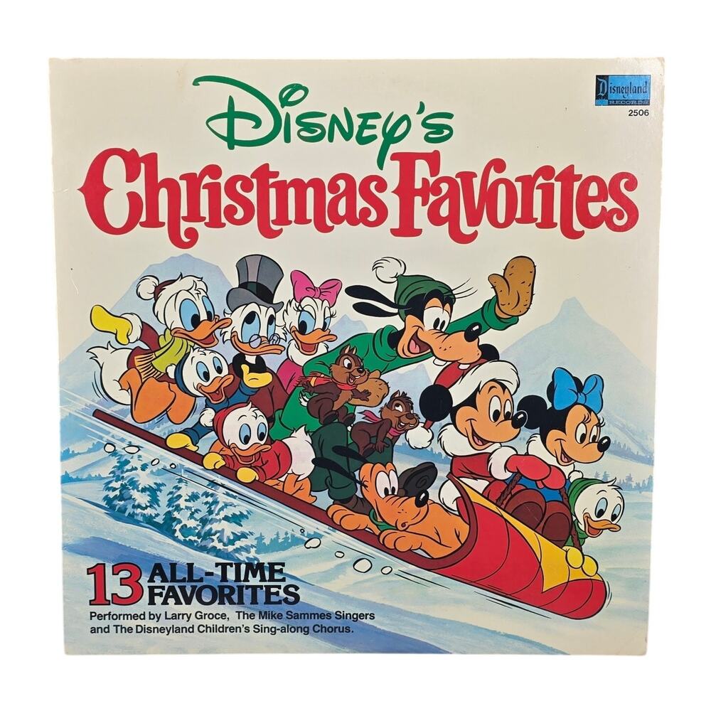 DISNEY’S CHRISTMAS FAVORITES VINYL LP 12" RECORD ALBUM - 1979 VINTAGE CLASSIC